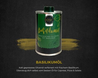 Greek Basil Oil / Gift for hobby kitchen