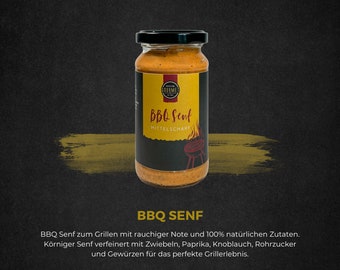 BBQ mustard / gift for dad / men's gift for grilling