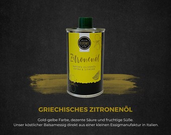 Greek Lemon Oil / Gift for hobby kitchen