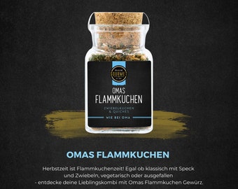 Omas Flammkuchen / Gewürzzubereitung