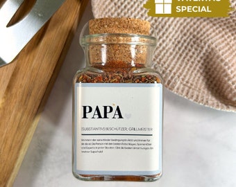 Papa Gewürz / Geschenk für Vatertag / best dad ever