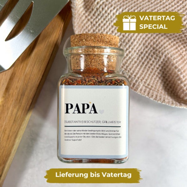 Papa Gewürz / Geschenk für Vatertag / best dad ever