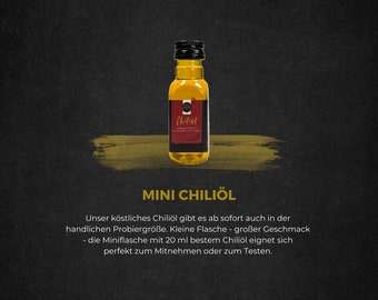 Mini scharfes Chiliöl / Adventskalender Füllung / Wichtelgeschenk / Kleines Weihnachtsgeschenk
