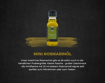 Mini Rosmarinöl / Adventskalender Füllung / Wichtelgeschenk / Kleines Weihnachtsgeschenk