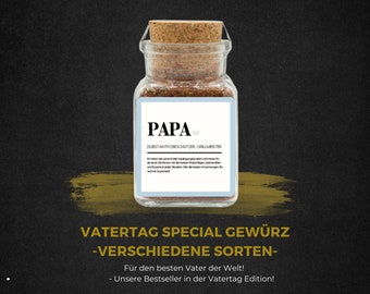 Papa Gewürz / Geschenk für Vatertag / best dad ever