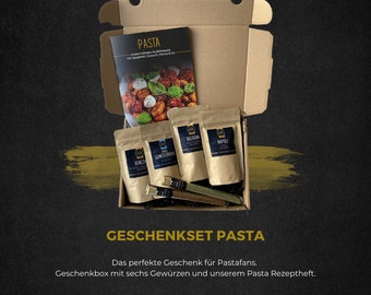 Geschenkset Pasta mit Rezeptheft