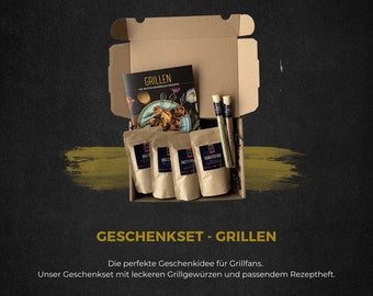 Geschenkset Grillen mit Rezeptheft