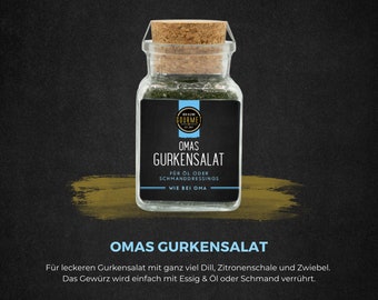 Omas Gurkensalat / Gewürzzubereitung