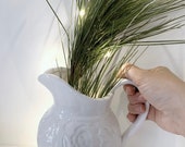 Vintage Small Pottery Farmhouse Pitcher
