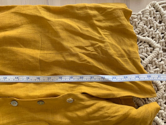 Linen Sleeveless Button Top - image 5