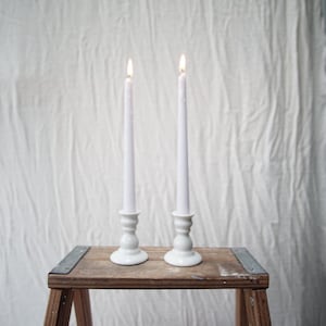 Vintage Ceramic Candle Holder Paire 2