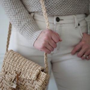 Vintage Straw ShoulderBag