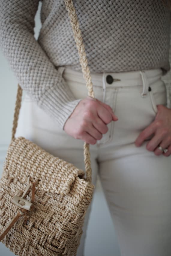 Vintage Straw ShoulderBag