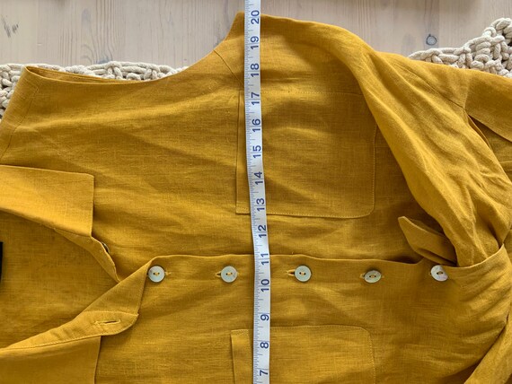 Linen Sleeveless Button Top - image 4