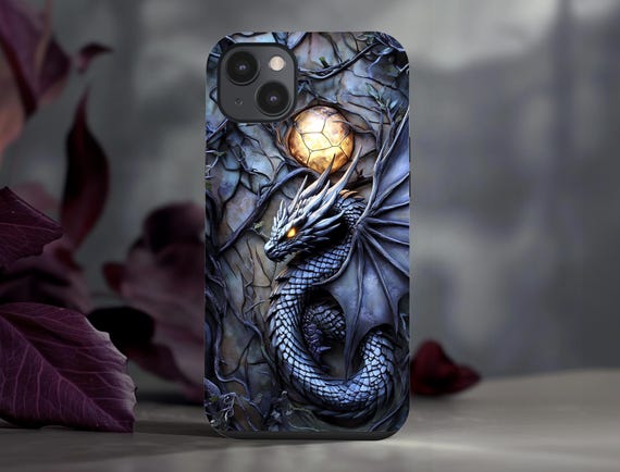 3D Dragon Phone Case, Mystical Fantasy Protective Cover for Iphone