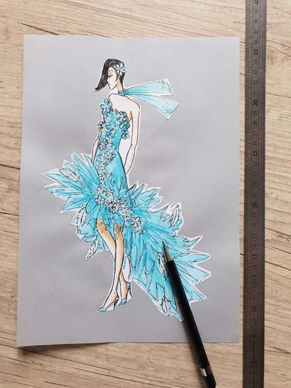 Fashion Designer Illustrates Gorgeous Gowns in Enchanting Detail | Fashion  illustration sketches dresses, Fashion design sketches, Fashion  illustration dresses