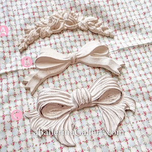 Italian Florentine Ribbon Bow Wall Hanging Wood Decoration Vintage ...