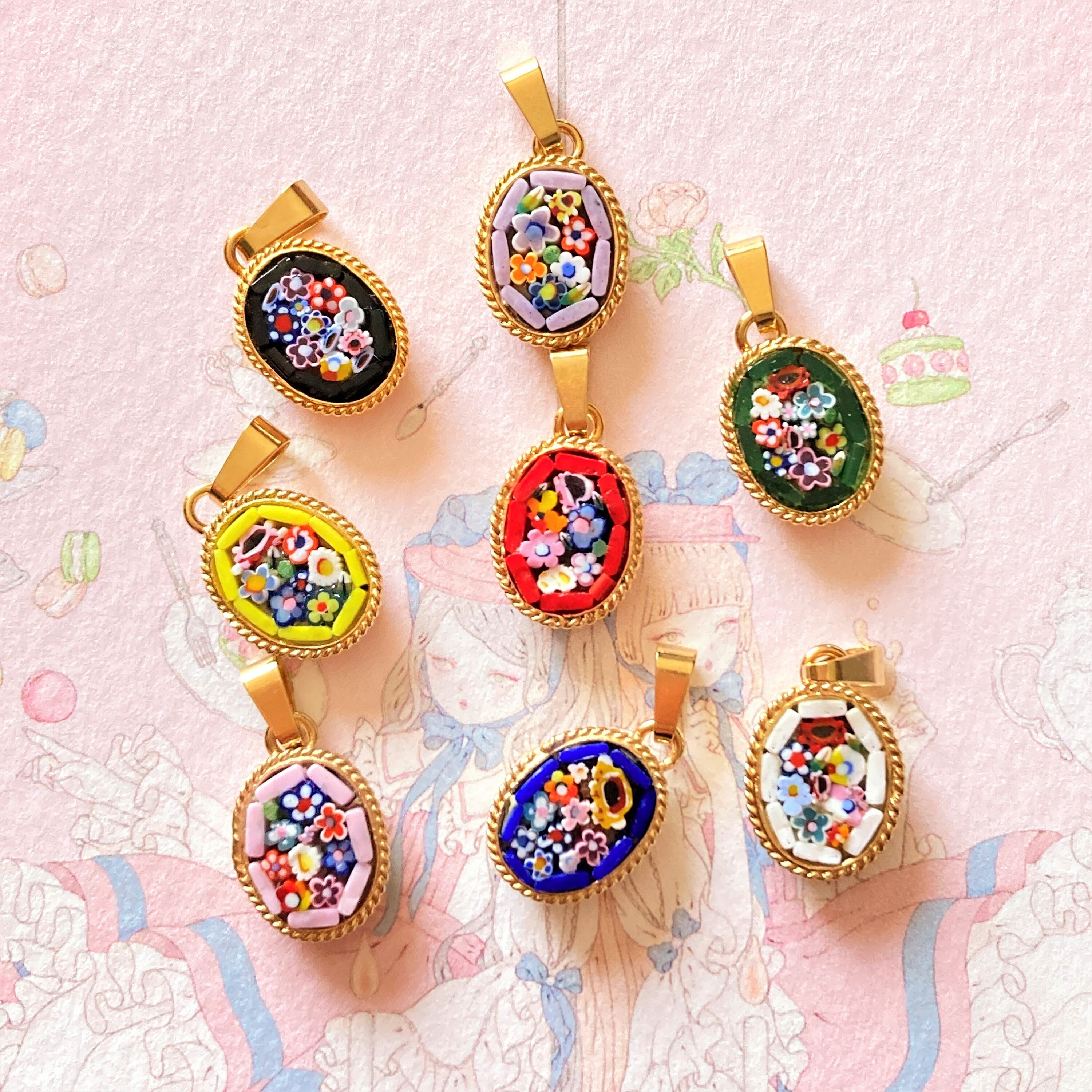 Micro mosaic hotsell jewelry supplies