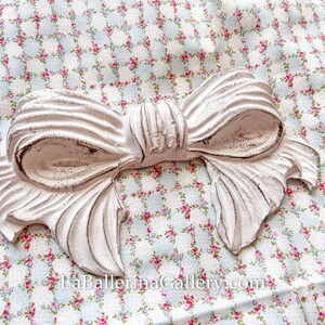 Italian Florentine Ribbon Bow Wall Hanging Wood Decoration Vintage ...