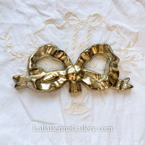 Italian Florentine ribbon bow wood baroque rococo home decor relief shabby chic Wall hanging Furniture Applique Moulding Pediment silver