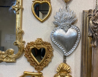 STARCK with virgin HEART こころ Italian Florentine Ex Voto Sacrecoeur Sacred Heart Wall