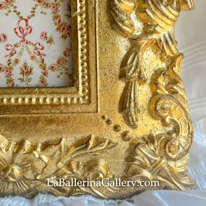 Italian Florentine Frame Wood Gold Baroque Rococo Relief Countryside ...