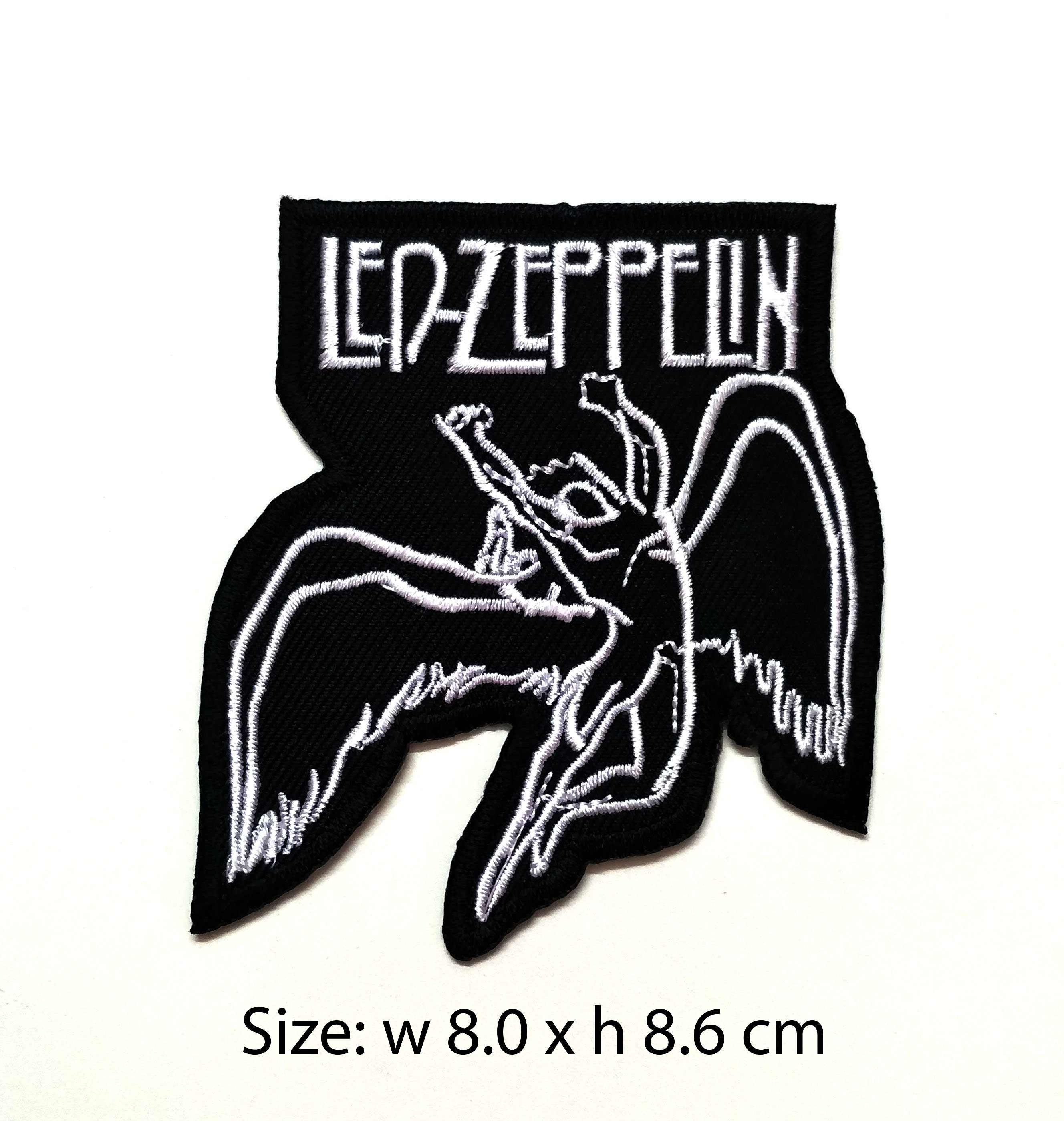 LED ZEPPELIN Embroidered. Iron On Patch Sew Heavy Metal Music Etsy