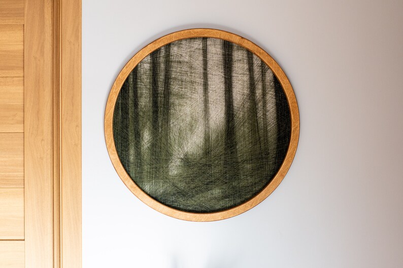 Forest String Art Colorful Portrait or DIY Kit - Etsy