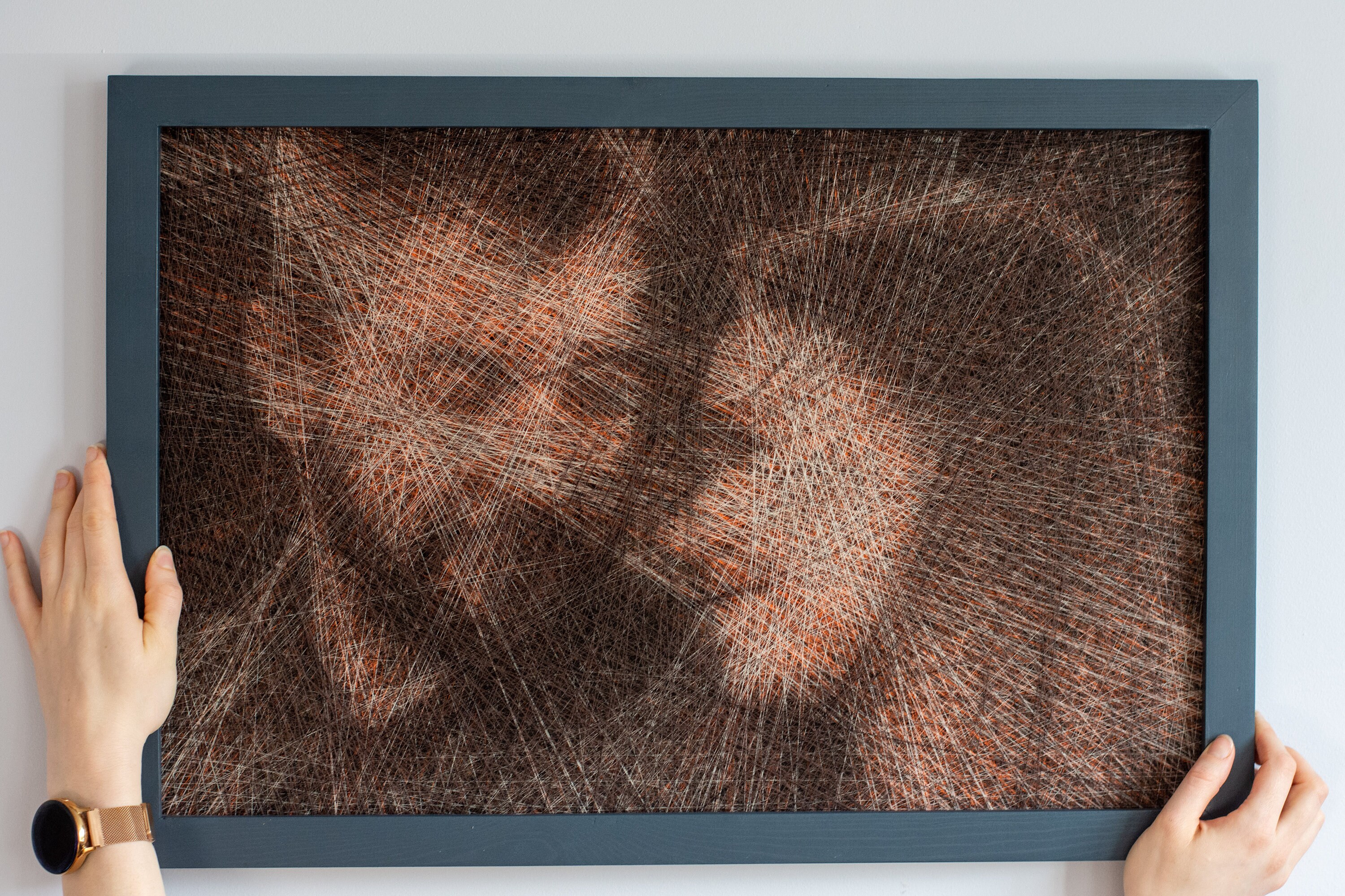 Personalized String Art, Portrait Art, Thread Art, Portrait From Photo ...