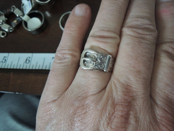 antique buckle ring