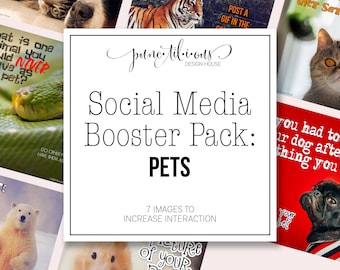 Social Media Boosters Pack: Pets