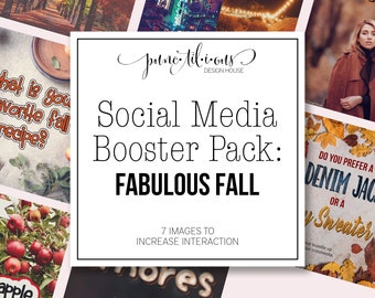 Social Media Boosters Pack: Fabulous Fall