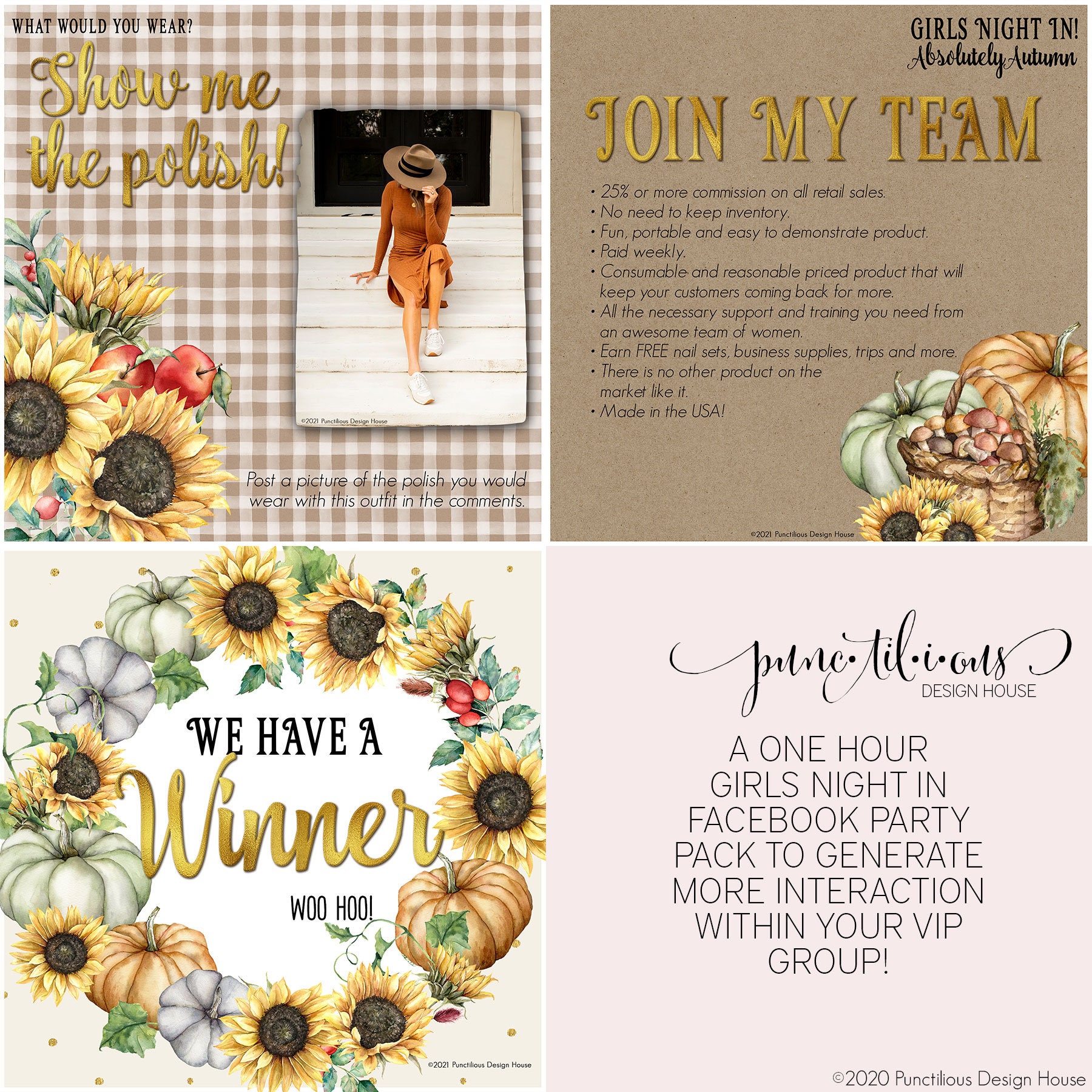 LUXE Girls Night in Color Street Party Pack Absolutely Autumn Etsy