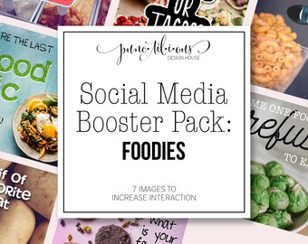 Social Media Boosters Pack: Foodies