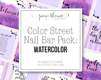 Color Street Nail Bar Party Pack: Watercolor
