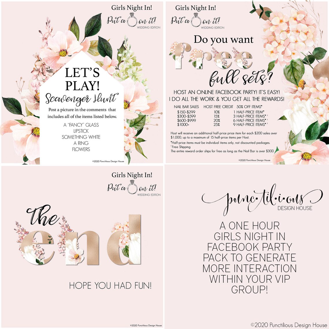 LUXE Girls Night in Color Street Party Pack Put a Ring on It Etsy