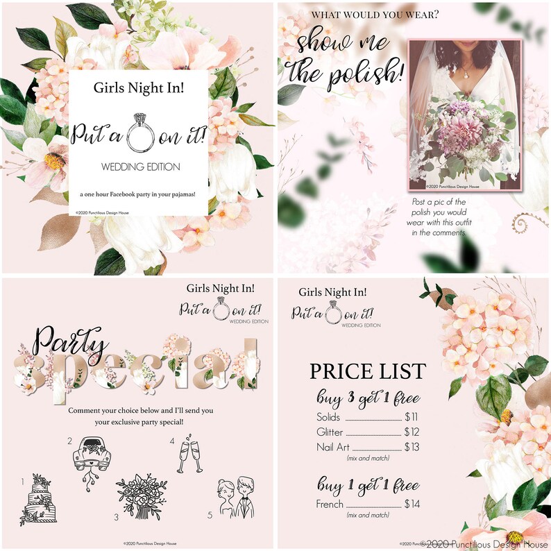 LUXE Girls Night in Color Street Party Pack Put a Ring on It Etsy