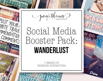 Social Media Boosters Pack: Wanderlust