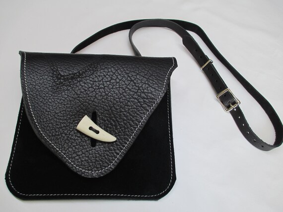suede man bag