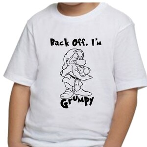 Disney Back off I'm Grumpy Tshirt/7 Dwarves/matching | Etsy
