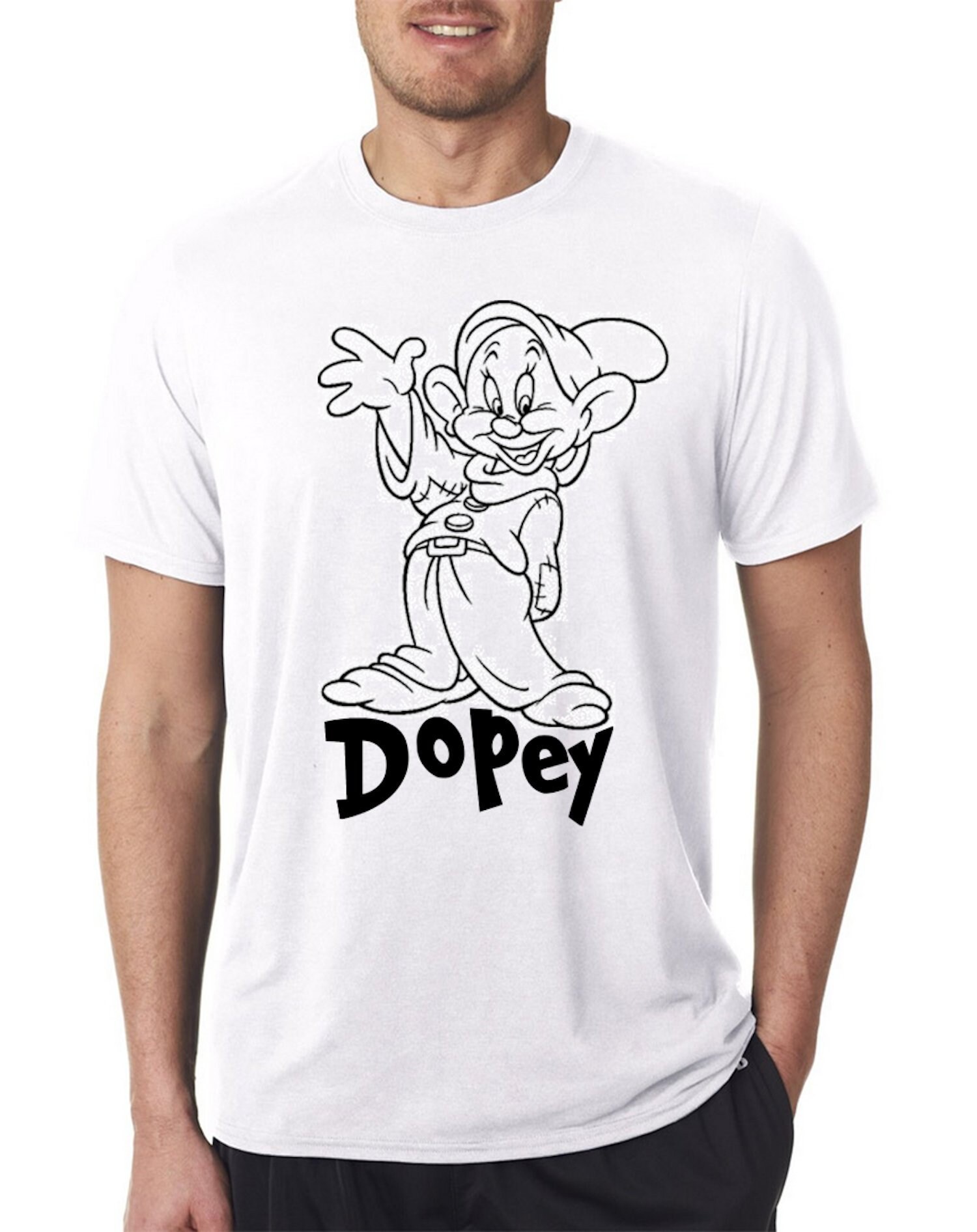 Dopey Dwarf Tshirt/mens Tshirt/7 