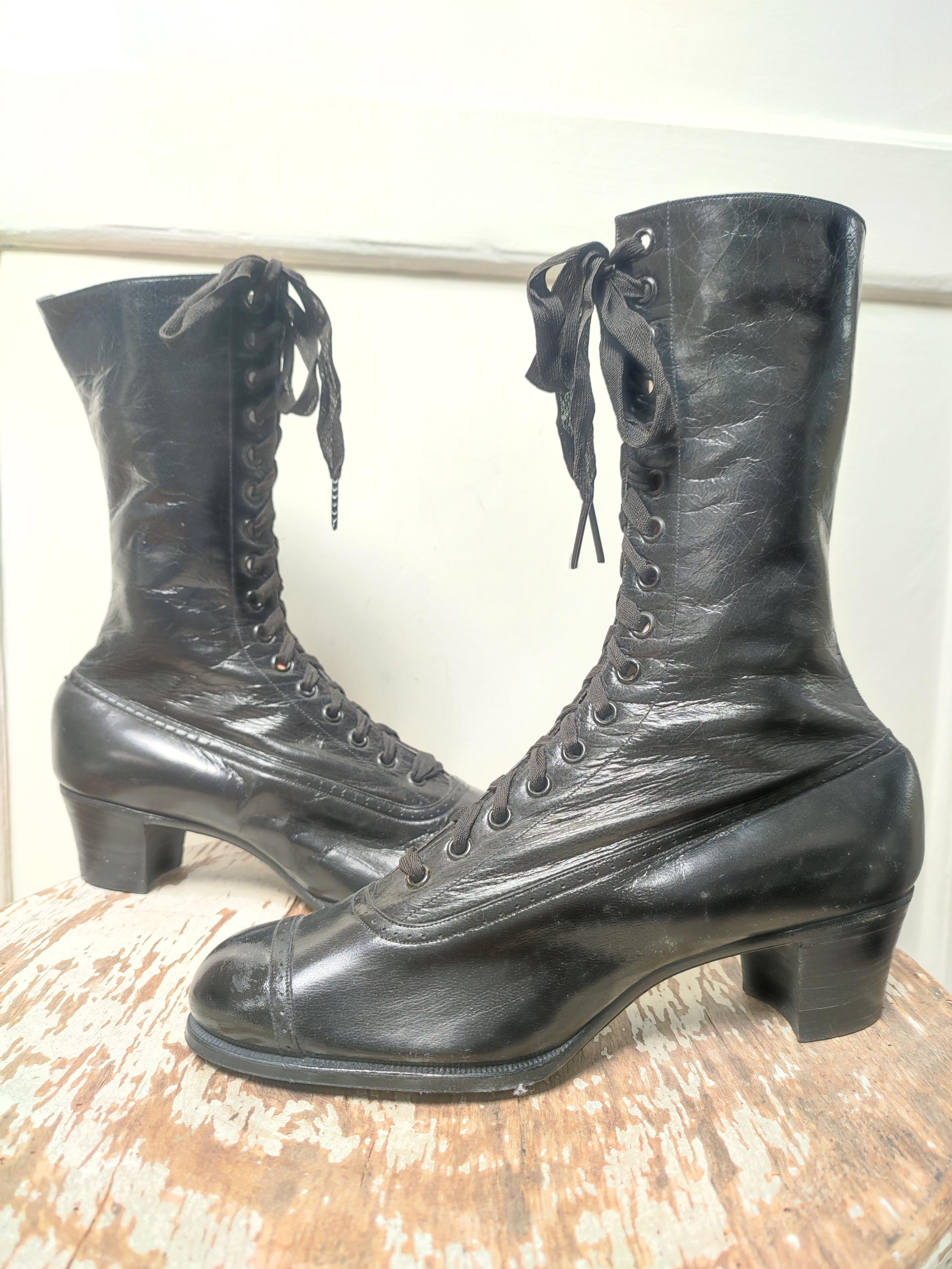 Edwardian boots - Etsy 日本