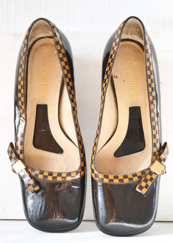 Louis Vuitton Flat Shoes 36 Eur Vintage France Brown 