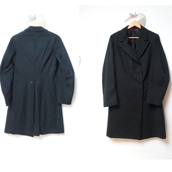 20s men jacket, black, vintage France, Paris