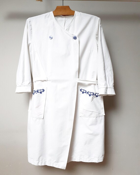 workwear wrap dress