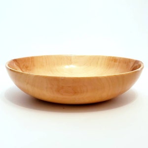 Gorgeous Soft Grained Handcrafted Hard Maple Wooden Bowl
