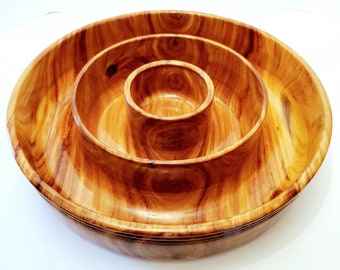 Red Maple 18" Mammoth Size Party Chip & Dip Tray. Ultimate Party Center Piece