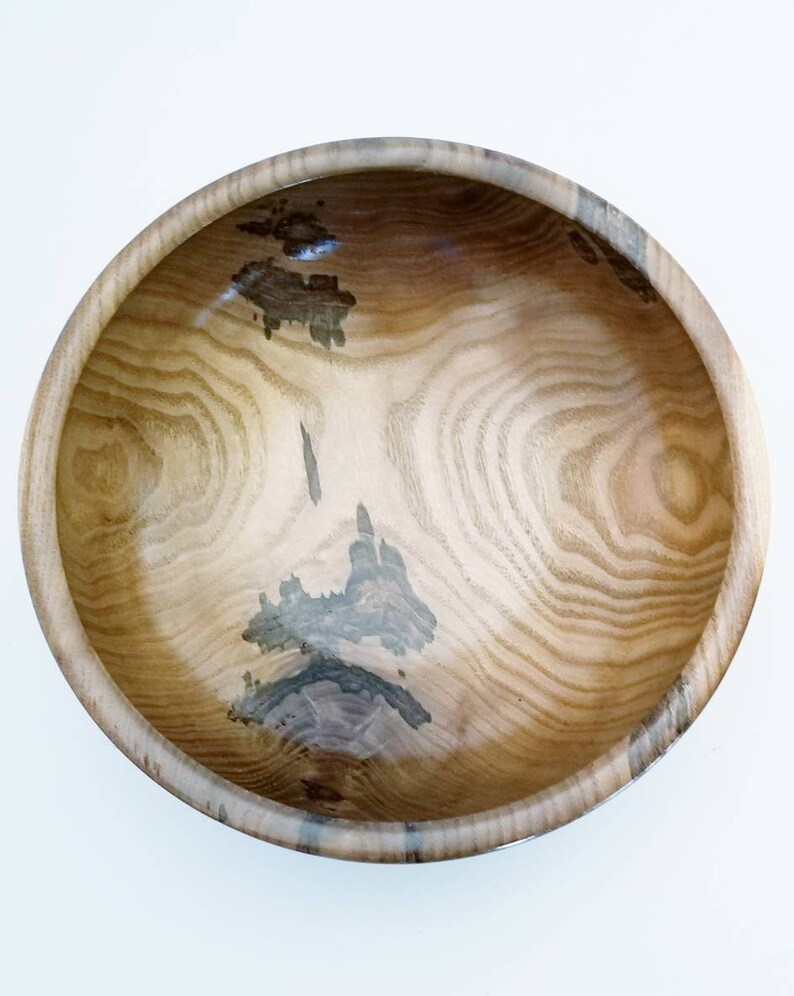 Unique Sassafras Hand Turned Wood Salad/Serving Bowl Etsy