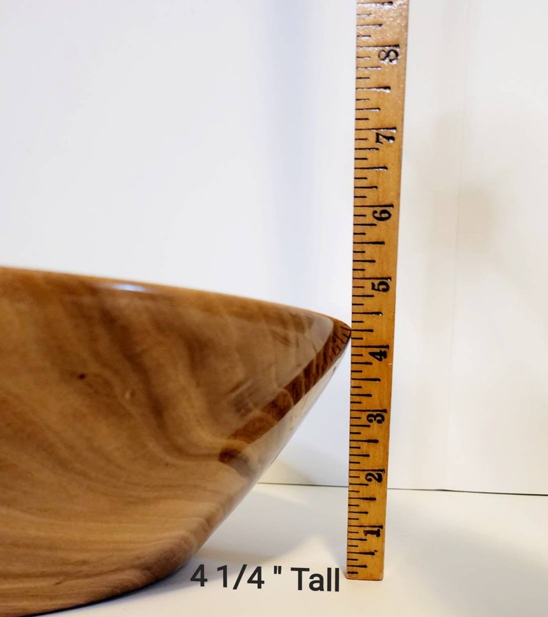 Chinese Elm Wood Serving/salad Bowl Etsy