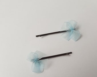 Set of 2,4,6 delicate beautiful bow hair slides